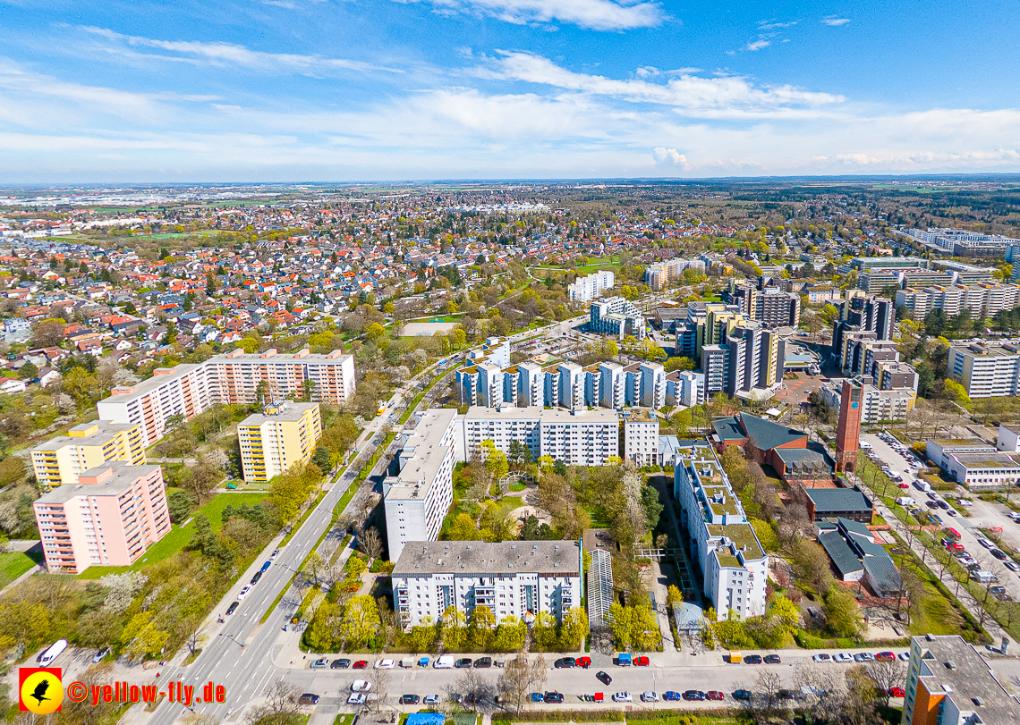 21.04.2023 - Marx-Zentrum und Umgebunbg in Neuperlach